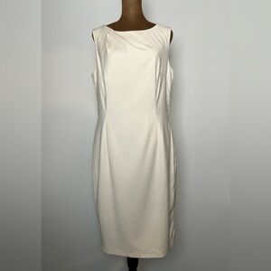 H&M Ivory Sleeveless Dress – Size 12